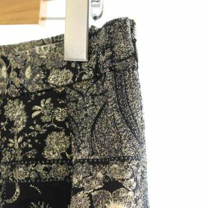 GRACE CONTINENTAL 23AW ラメジャガードマーメイドスカート ロング 38 黒 ベージュ ブラック