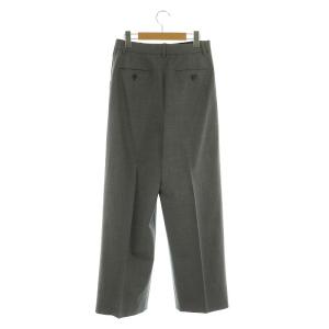 Theory 23SS Tailor DBL Pleat Pant GH タックパンツ ワイドパンツ スラックス 2 グレー
