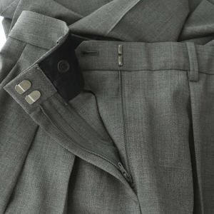 Theory 23SS Tailor DBL Pleat Pant GH タックパンツ ワイドパンツ スラックス 2 グレー