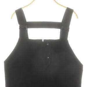 nagonstans オーバーサイズサロペット オールインワン ワイドパンツ S 黒 ブラック