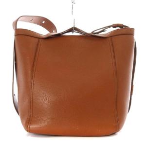 J&M DAVIDSON TONNE BAG 2way ブラウン