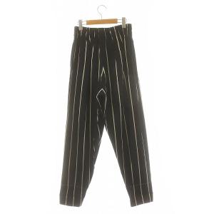CELINE フィービー期 ストライプパンツ 38 ブラック 2 1S40 755A