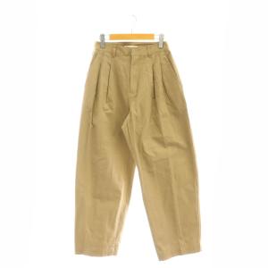 ARMY 2タック チノパンツ ワイド ジッパーフライ コットン 0 ベージュ /NR OS