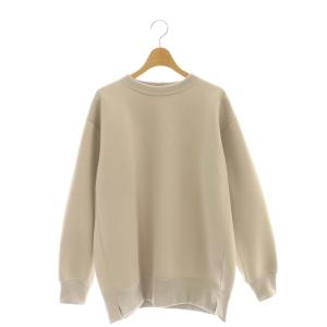 23AW BOUNCY KNIT SIDE RIB PO スウェットプルオーバー トレーナー 長袖 S ベージュ