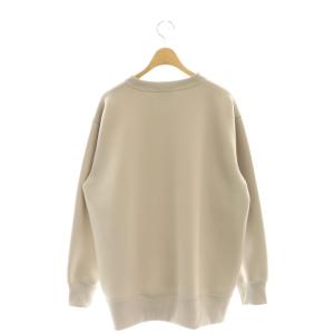 Theory 23AW BOUNCY KNIT SIDE RIB PO スウェットプルオーバー トレーナー 長袖 S ベージュ