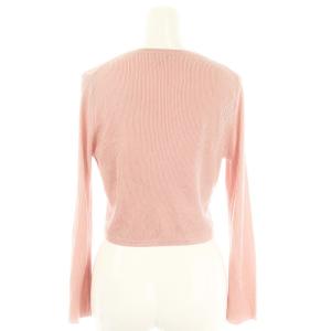 TOCCA AJISAI BOLERO ボレロニット カーディガン 長袖 クロップド ショート丈 XS コーラルピンク