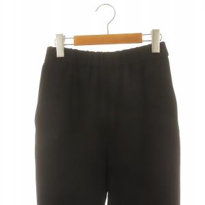 ENFOLD 24AW RELAX TROUSERS パンツ テーパード タック 38 黒 ブラック