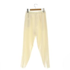 ELENDEEK ライトイージーテーパードパンツ タック 02 白 ホワイト