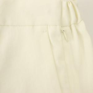 ELENDEEK ライトイージーテーパードパンツ タック 02 白 ホワイト