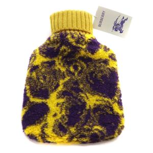 BURBERRY 湯たんぽ カバー イエロー パープル