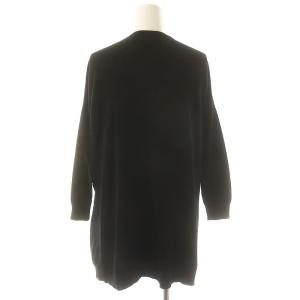 Theory カシミヤ クロスニット セーター 長袖 S 黒 ブラック