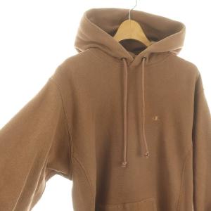 Champion RHC別注 REVERSE WEAVE エルボーパッチ パーカー プルオーバー S ブラウン