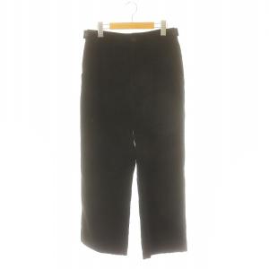 ワイドコーデュロイパンツ S 黒 ブラック /HK OS