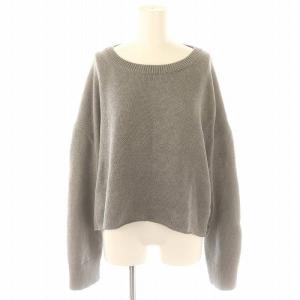 24SS Beauty プルオーバー ニット セーター 長袖 グレー