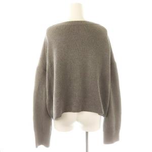 Deuxieme Classe 24SS Beauty プルオーバー ニット セーター 長袖 グレー