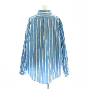 Shinzone 24SS STRIPE DADDY SHIRT シャツ ボタンダウン 長袖 ストライプ RS 青 白 ブルー ホワイト