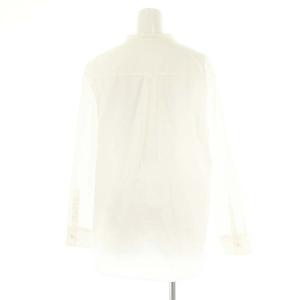 23区 vingt-trois バンドカラーシャツ 長袖 コットン 40 白 ホワイト