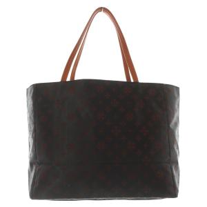russet モノグラム ハンドバッグ トートバッグ 茶色 ブラウン オレンジ