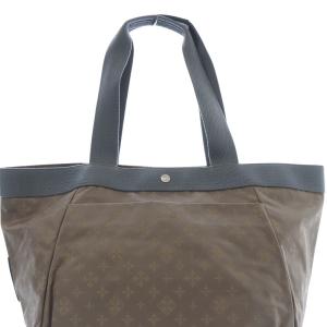 russet モノグラム トートバッグ ハンドバッグ 茶色 ブラウン グレー