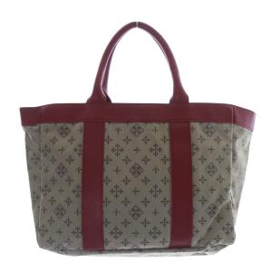 russet モノグラム ハンドバッグ トートバッグ べージュ 赤 レッド