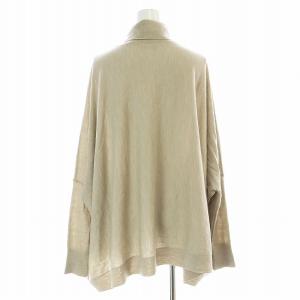 L'Appartement T/N Volume Knit ニット カットソー 長袖 タートルネック ウール オーバーサイズ F ベージュ 19080560003530