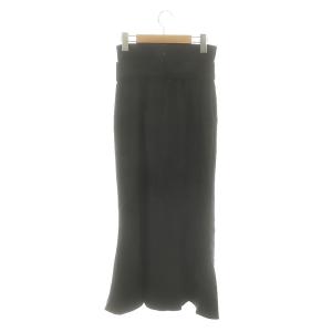 SNIDEL 23AW ベルティッドマーメイドスカート ロング丈 マキシ丈 ベルト付き 00 XS 黒 ブラック