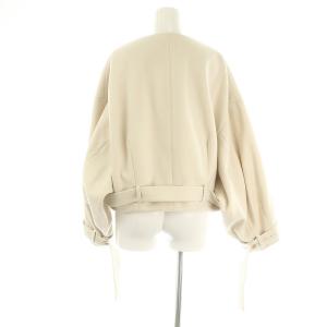 SNIDEL 23SS Sustainable ショートブルゾン ジャケット アウター ショート丈 F ライトベージュ