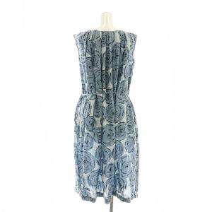 mina perhonen pirouette ノースリーブドレス ワンピース 36 水色