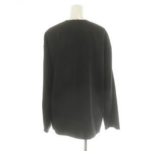 BLAMINK 23AW ロングスリーブブラウス プルオーバー 36 ブラック