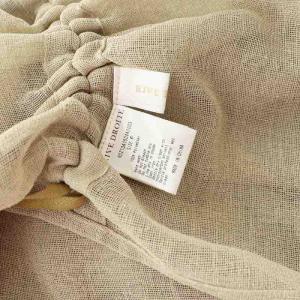 RIVE DROITE RIVEDROITE リブドロワ 24SS 【前後2WAY】リネンタッチドロストブラウス 長袖 プルオーバー ボートネック Vネック シースルー