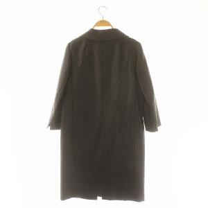 Max Mara ウール チェスターコート 白タグ 38 ダークグレー