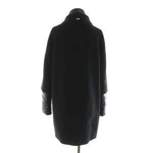 HERNO ウール 中綿ライナーコート 40 ブラック