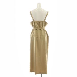 Diagram GRACE CONTINENTAL 24AW タイトテーラージャンパースカート ワンピース ロング 36 ベージュ