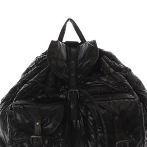 BOTTEGA VENETA スピンネーカー イントレチャート リュックサック ブラック 271682