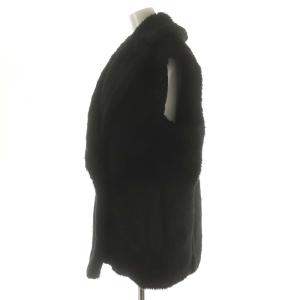 Max Mara テディベア ボア ベスト XS ブラック