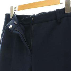 Theory 23AW Double Knit LT N Treeca GZ スラックスパンツ ジッパーフライ 0 紺 ネイビー
