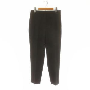 24AW Sleek Flannel HW Taper Pant W J クロップドテーパードパンツ センタープレス