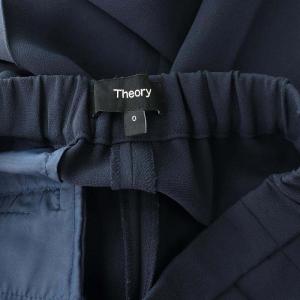 Theory 23AW Admiral Crepe Treeca Pull On FH パンツ テーパード イージー ストレッチ 0 紺