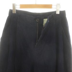 JOURNAL STANDARD LUXE 23SS 12.5OZデニム バルーンパンツ ワイドパンツ バギー タック S 紺 インディゴ