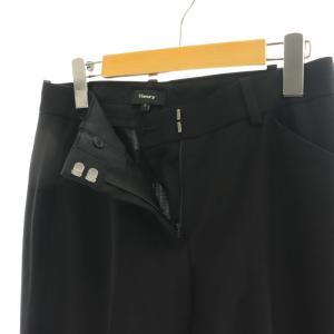 Theory TAILOR NEW CUSTOM MAX パンツ テーパード ジッパーフライ センタープレス ウール 0 黒 ブラック