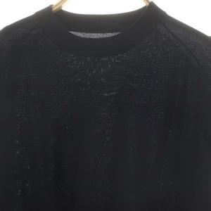 Spick&Span 23AW 18G クルーネックプルオーバーニット セーター 長袖 ウール 紺 ネイビー