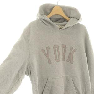 REMI RELIEF 洗える SP加工裏毛パーカー(YORK) トレーナー 長袖 プルオーバー フード付き コットン M グレー