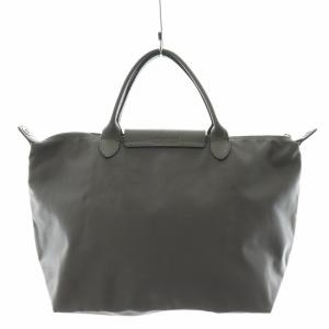 Longchamp ルプリアージュ ハンドバッグ トートバッグ レザー グレー