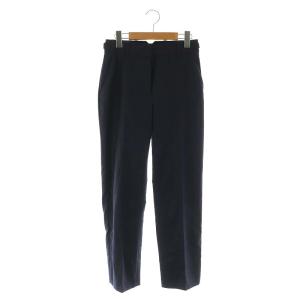 ウールスラックスパンツ ストレート ボタンフライ 34 紺 ネイビー RW152B F8PA38UW9