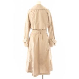 ANAYI トレンチコート ロング ベルト付き 36 スモークピンク