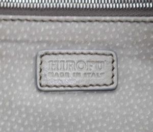 HIROFU ヴィータ L レザーショルダーバッグ ワンショルダー グレー 11955L