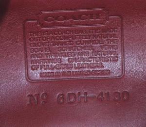 COACH USA製 オールドコーチ グローブレザーショルダーバッグ ワンショルダー 斜め掛け 赤 レッド 4130