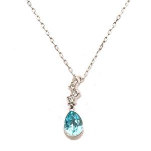 swarovski スワロフスキー 2way ゴールド クリスタル ピアス 青 SWAROVSKI ピアス 「公式」「スワロフスキー」Sublima ドロップ