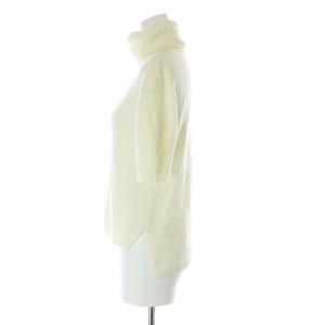 FOXEY カシミヤ 半袖 ニット アイボリー