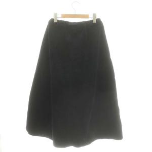 GRAMiCCi CORDUROY TALECUT SKIRT スカート フレア ロング コーデュロイ M 紺 ネイビー
